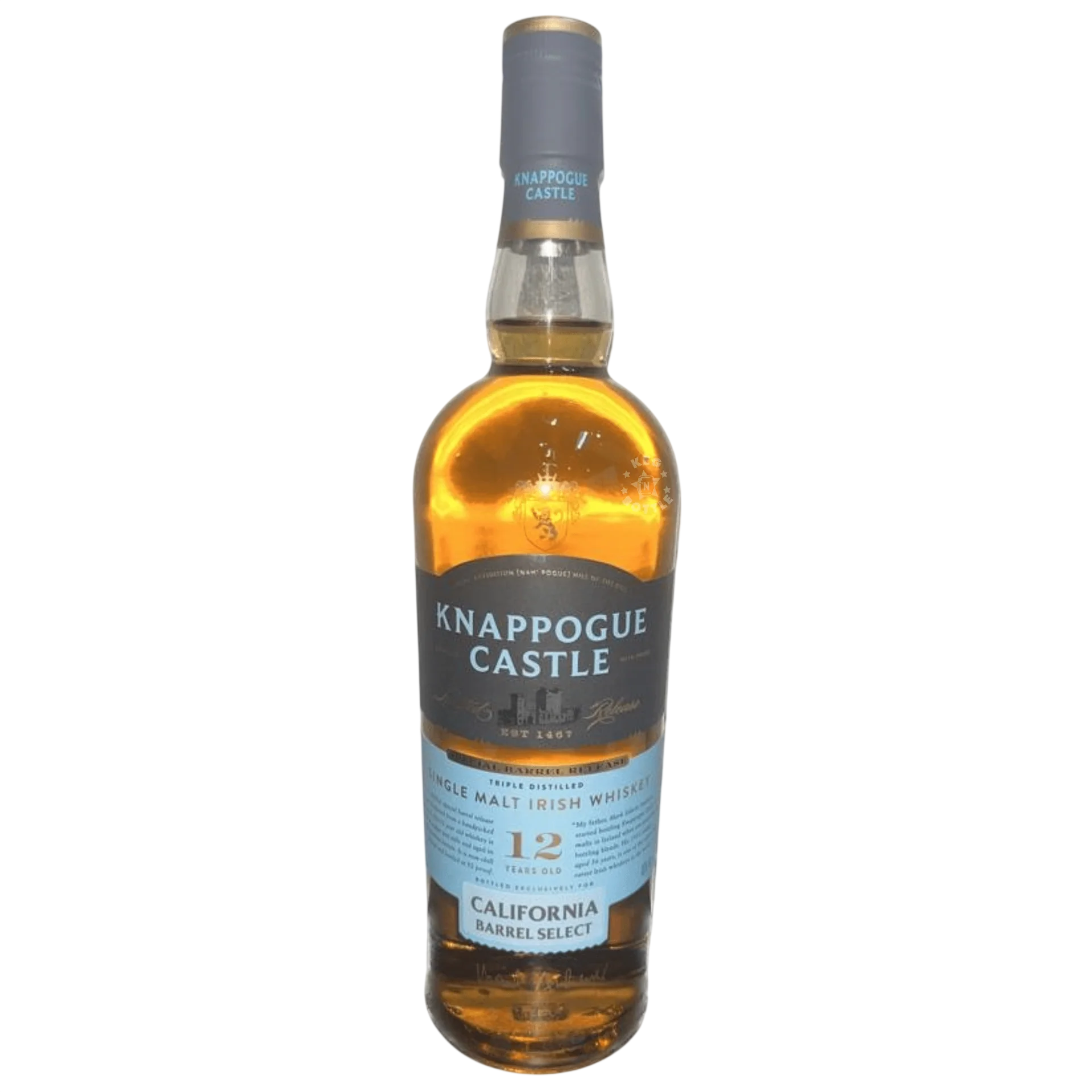 Knappogue Castle California Barrel Select Limited Release Single Malt Irish Whiskey 12 year 750 ml