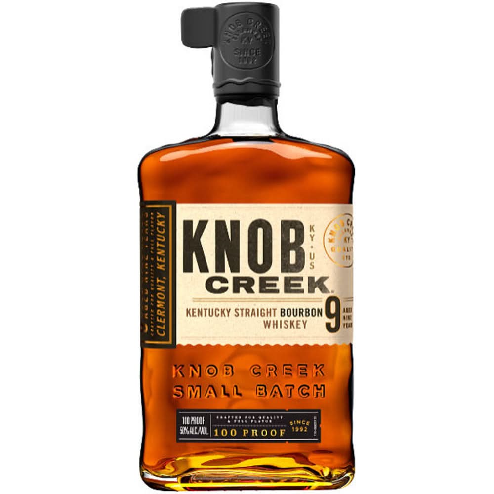 Knob Creek Small Batch 9 Year Old Straight Bourbon Whiskey 750ml