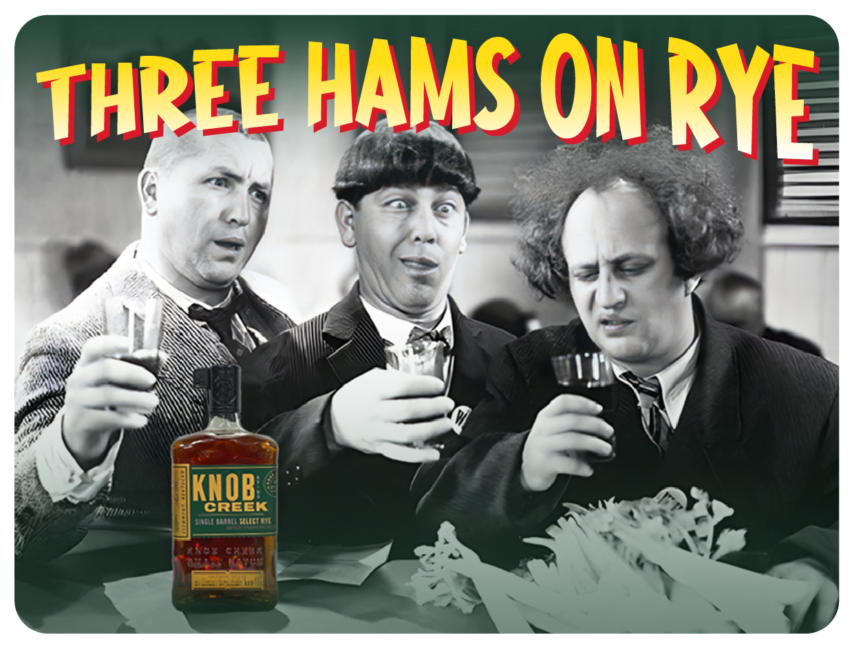 Knob Creek Three Hams On Rye Single Barrel Select Rye Whiskey 750ml