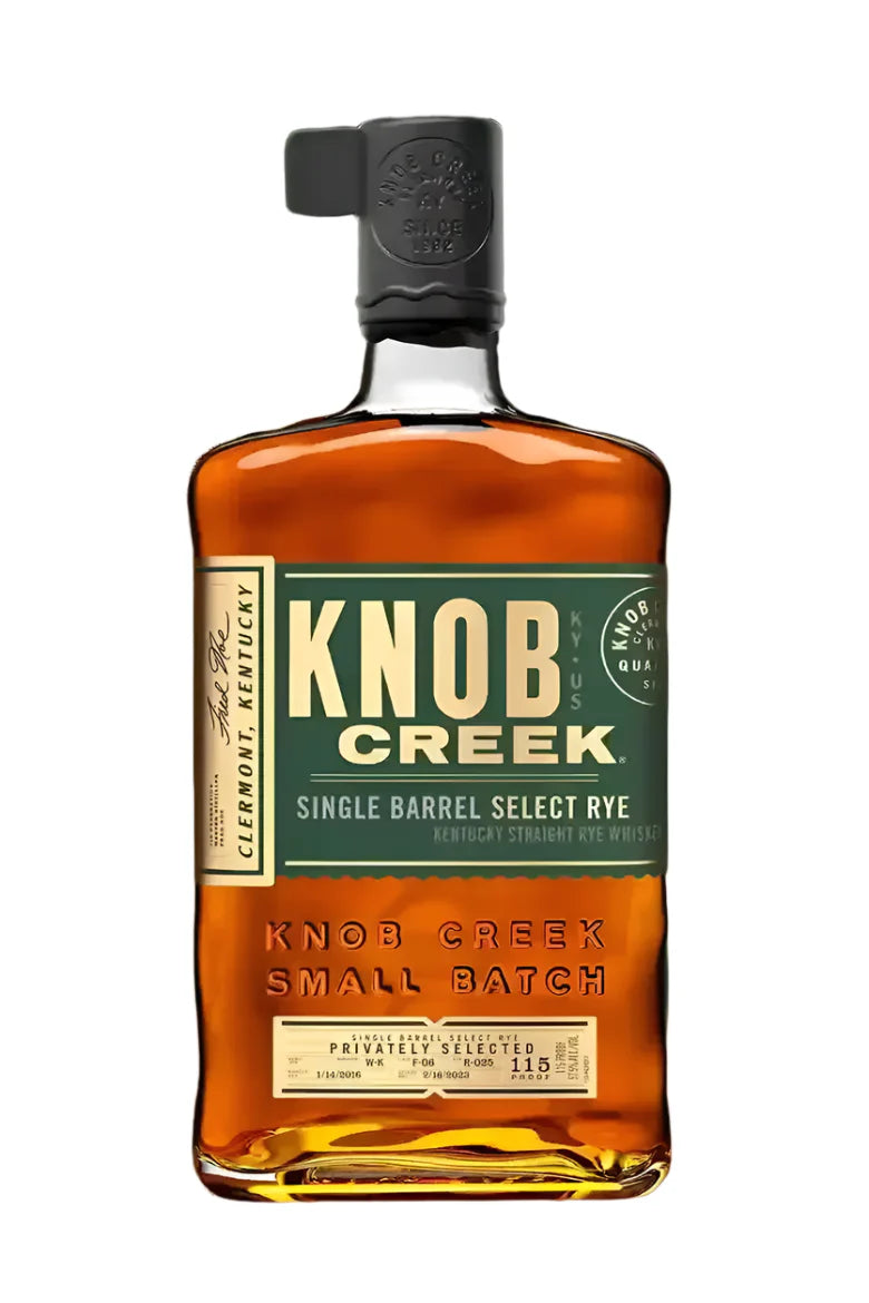 Knob Creek Single Barrel Select Store Pick 115 Proof Straight Rye Whiskey 750ml