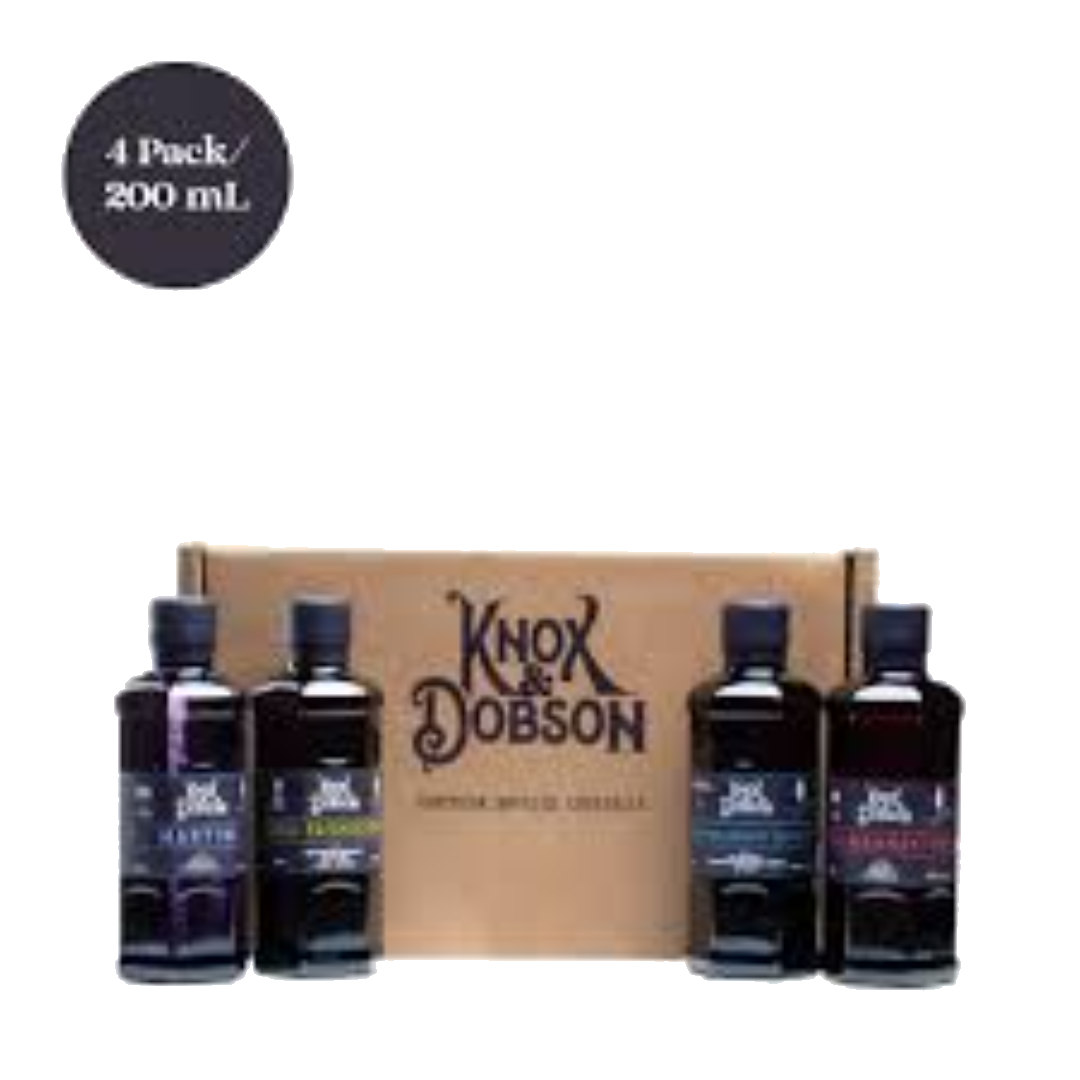 Knox and Dobson Superior Bottles Cocktails Variety (4 pack) 200ml