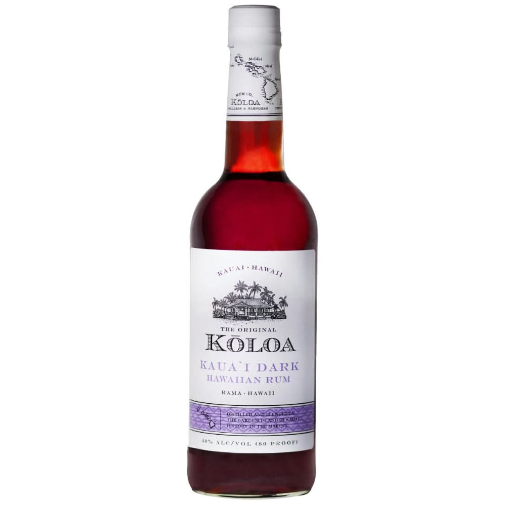 Koloa Kaua'i Dark Hawaiian Rum 750ml