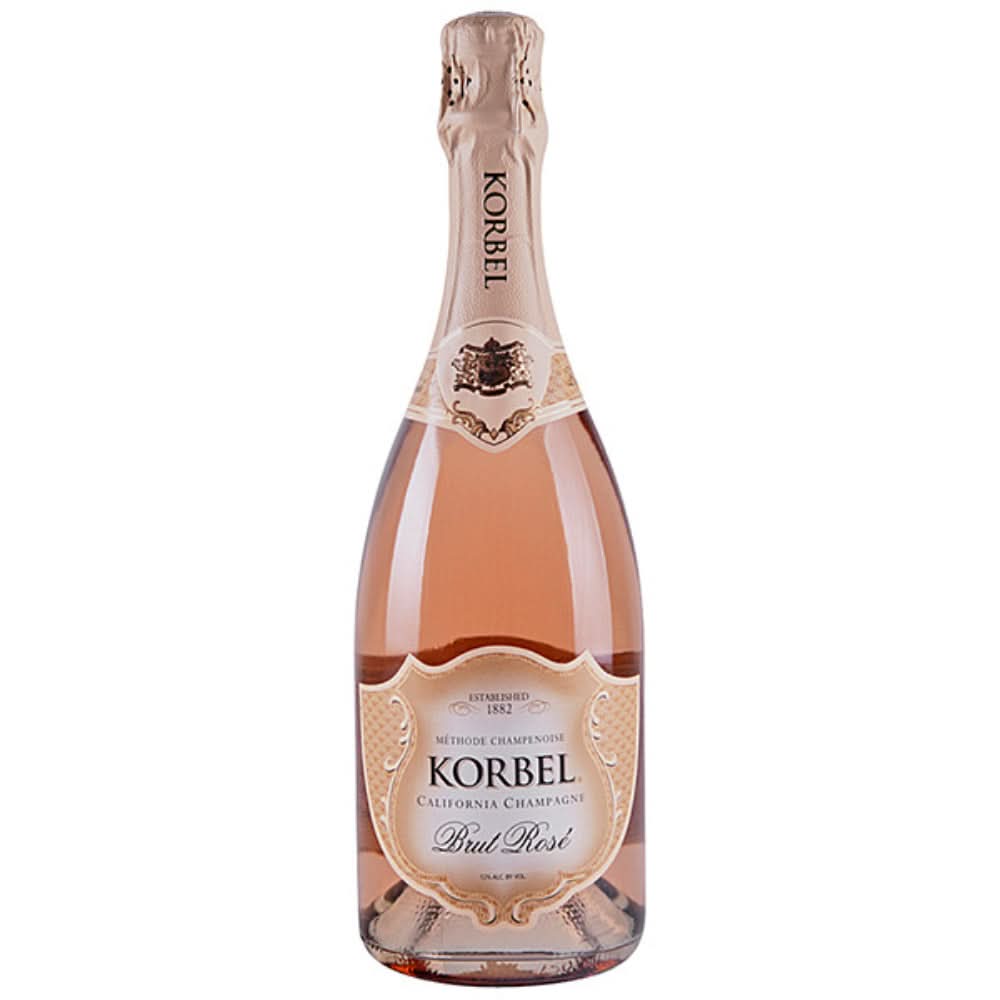 Korbel Cellars California Champagne Brut Rose 750ml