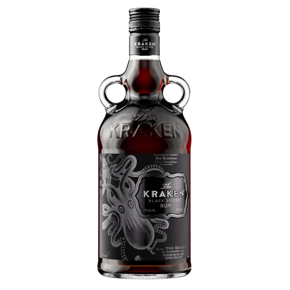 Kraken Black Dark Label Spiced Rum 750ml