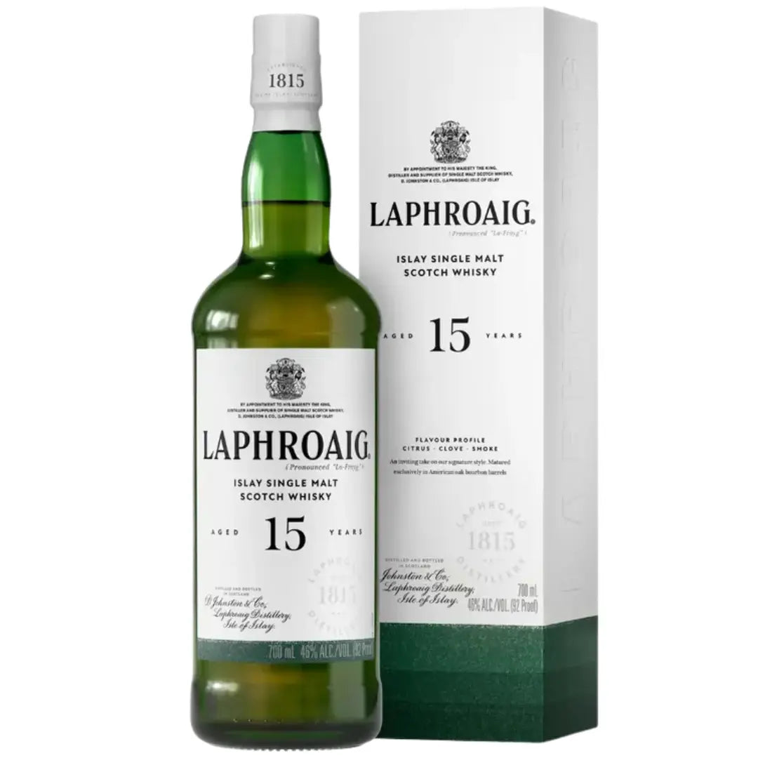 Laphroaig 15 Year Old Single Malt Scotch Whisky 700ml
