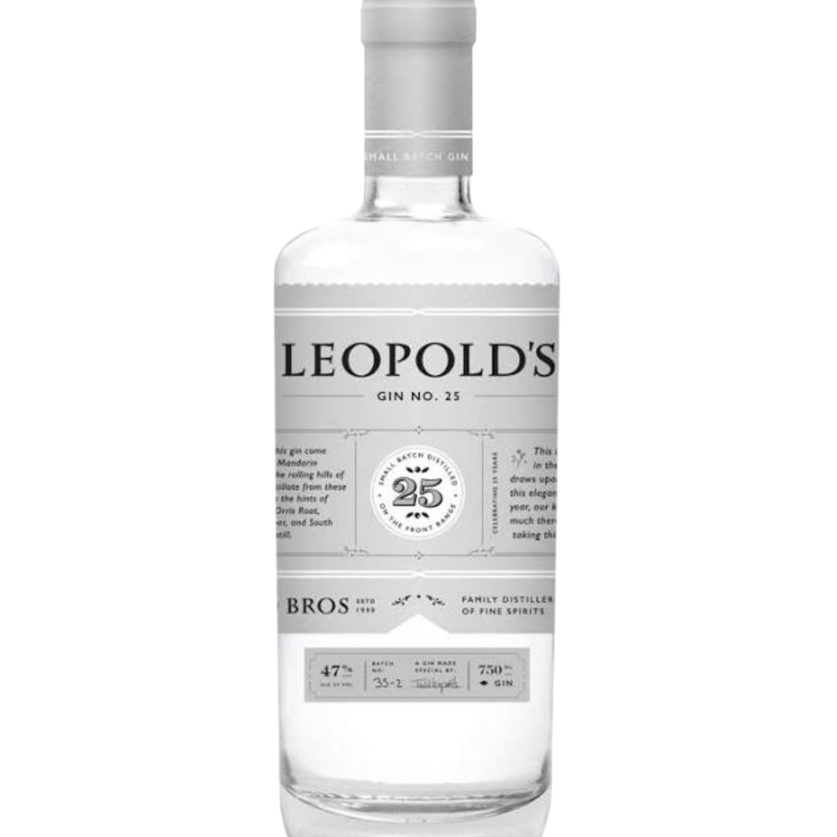 Leopold Bros Gin No 25 750 ml