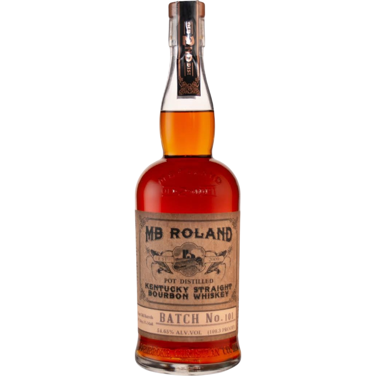 MB Roland Kentucky Straight Bourbon Whiskey 750ml
