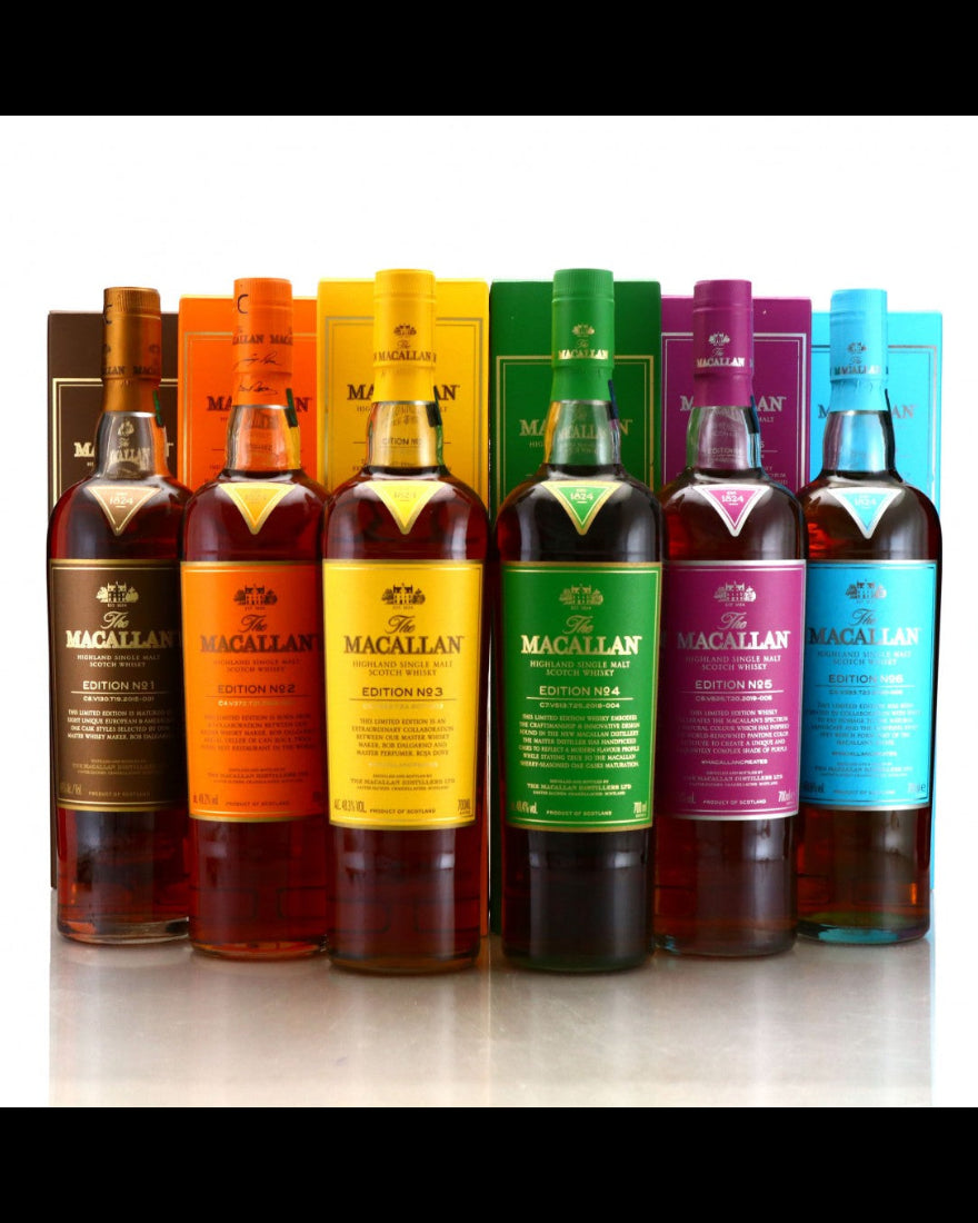 Macallan Editions Series Vertical Collection Bundle 6-Pack