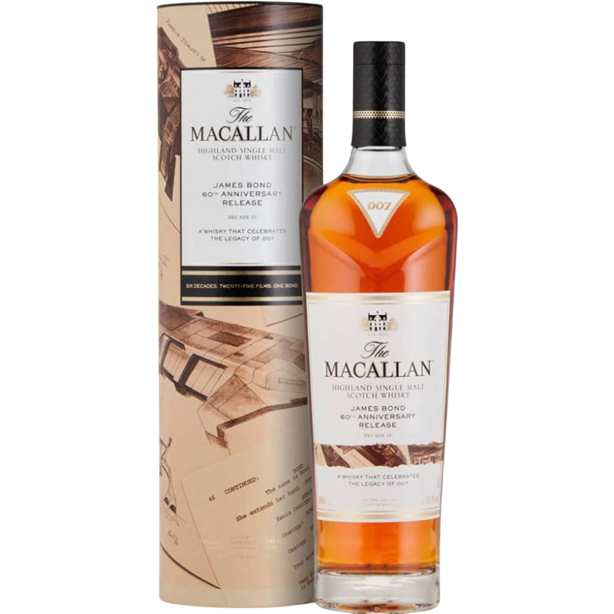 Macallan James Bond 60th Anniversary Release Decade IV 700ml