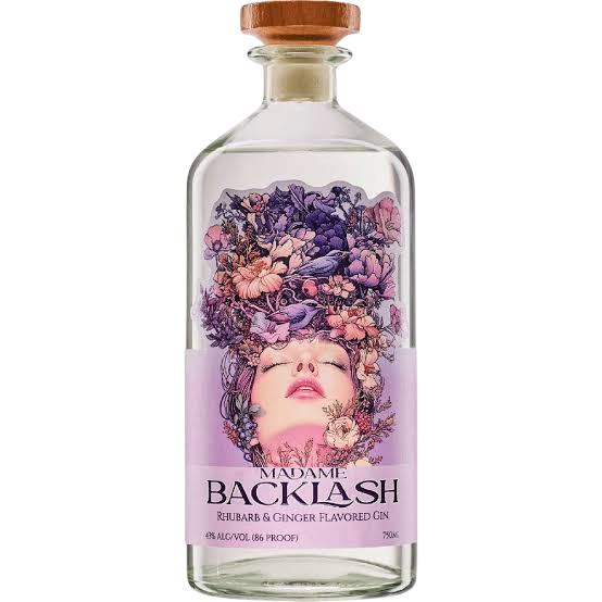 Madame Backlash Rhubarb & Ginger Gin 750ML