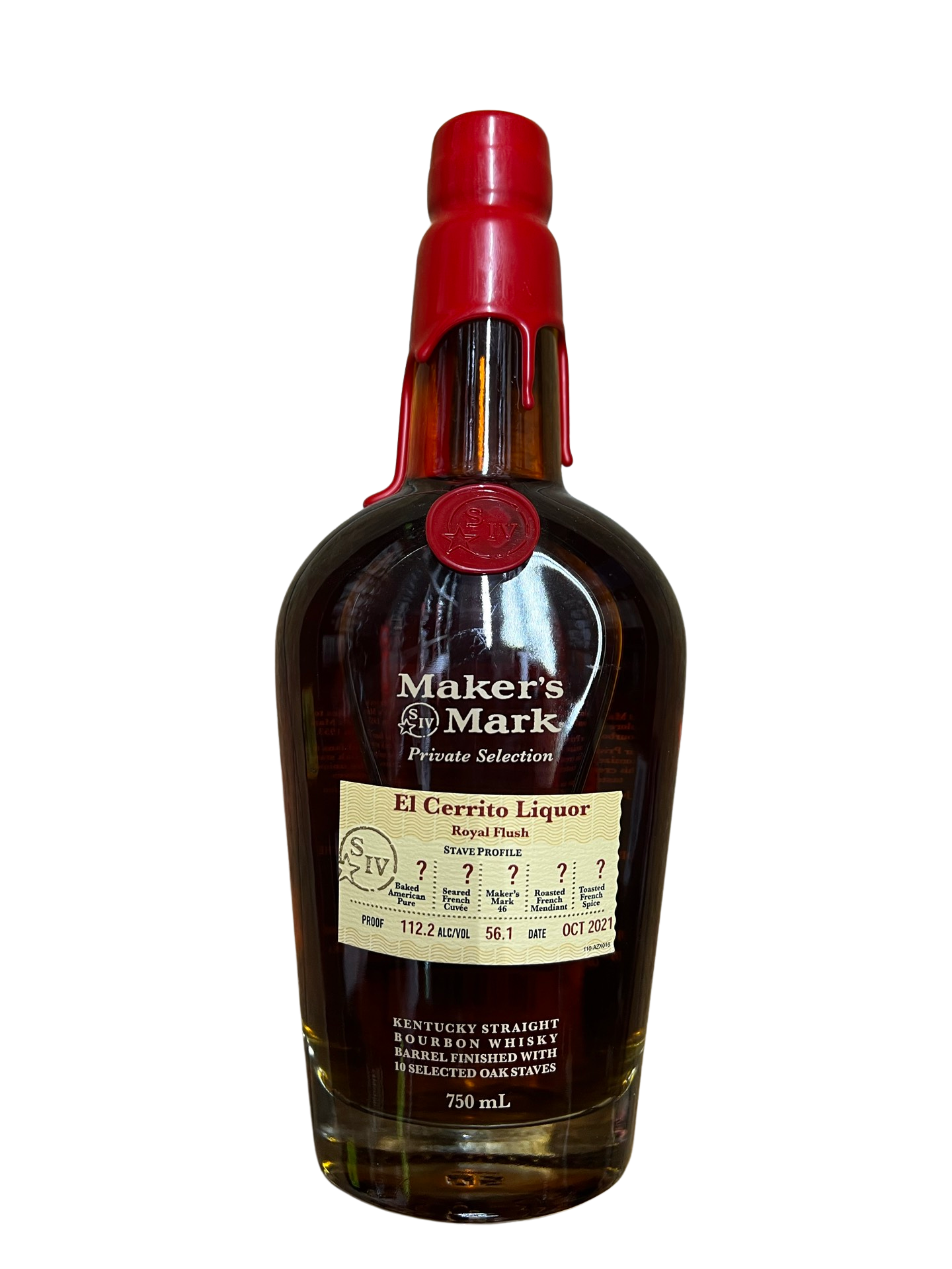 Maker's Mark Private Selection  El Cerrito Liquor Store Pick Kentucky Straight Bourbon Whisky 750ml
