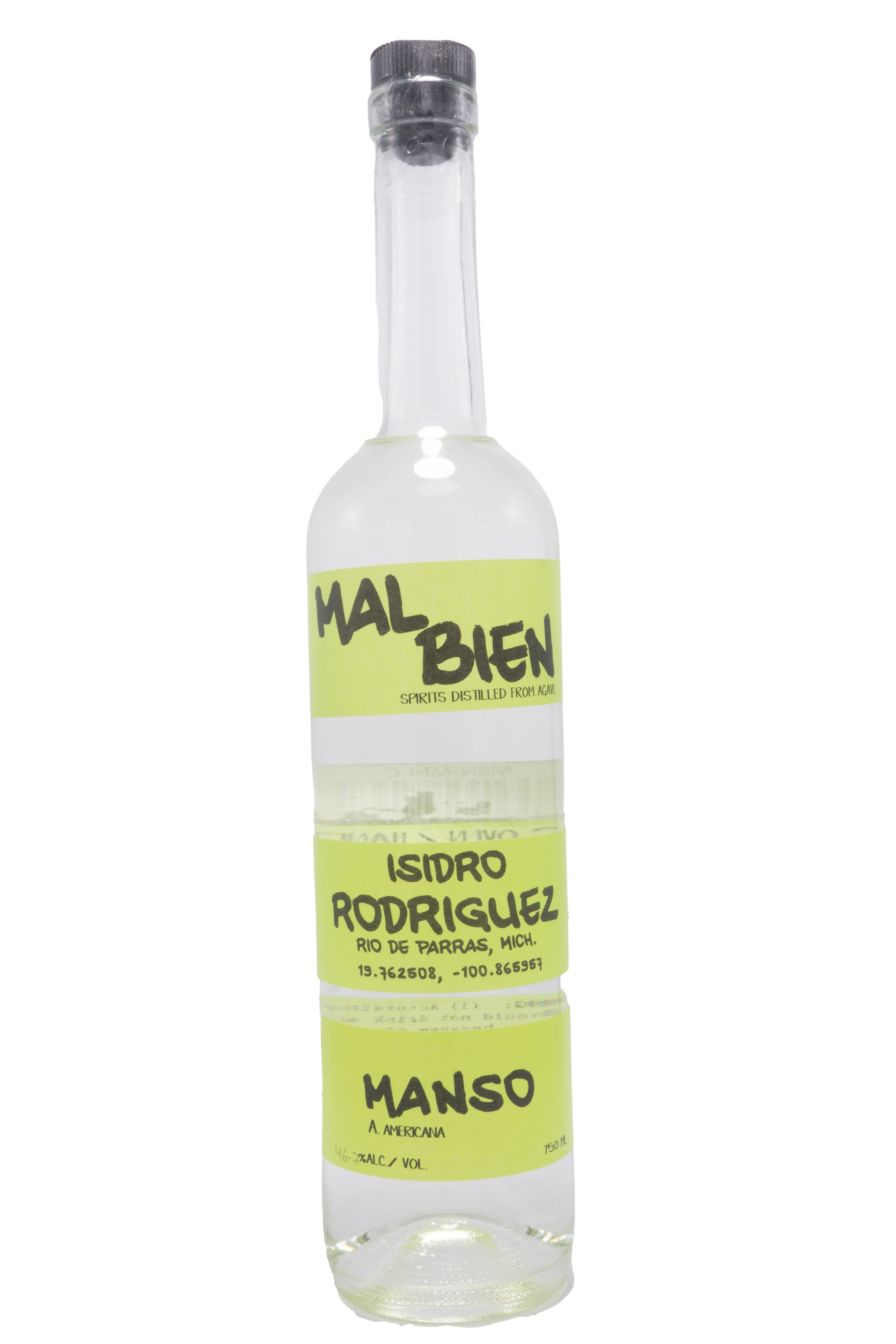 Mal Bien Isidro Rodriguez Manso Agave Spirit 750ml