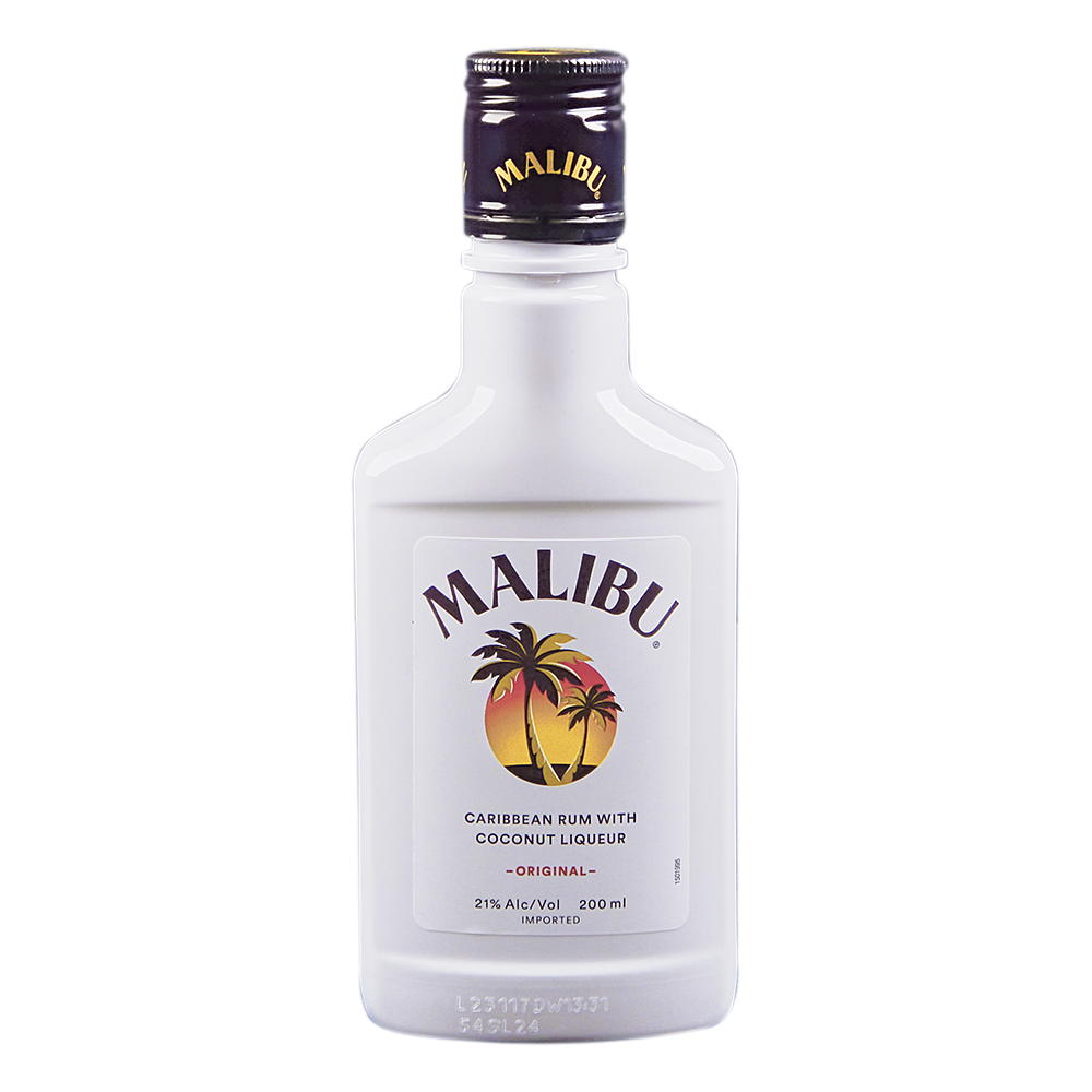 Malibu Barbados Rum with Coconut Flavor 200ml