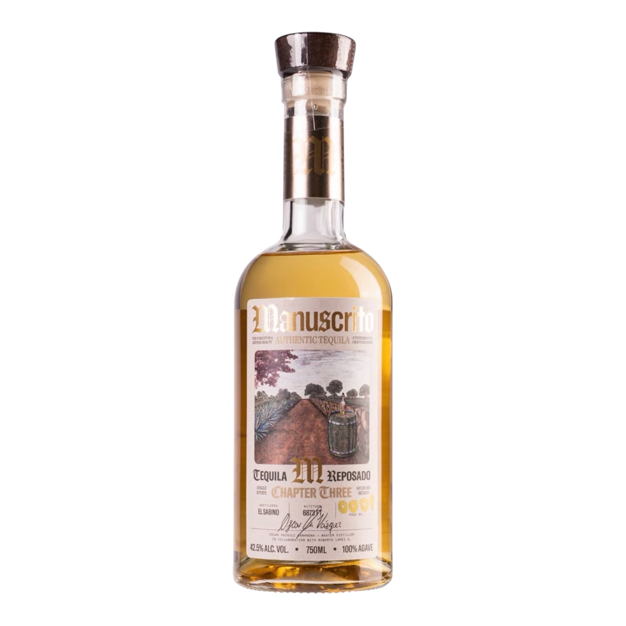 Manuscrito Chapter Three Reposado Tequila 750ml