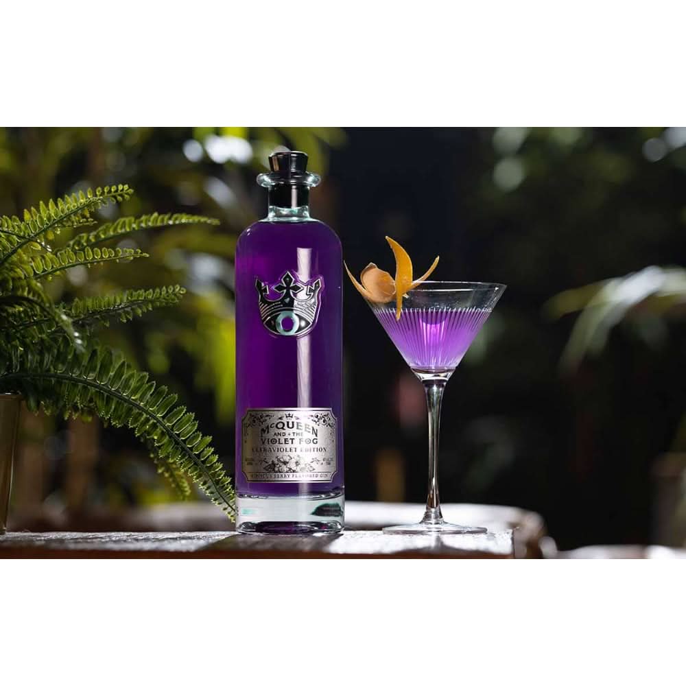 McQueen and The Violet Fog Ultraviolet Edition Hibiscus Berry Flavored Gin 750ml