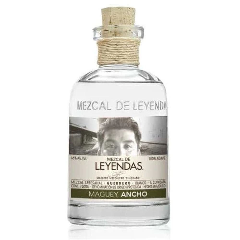 Mezcal de Leyendas Maguey Ancho Artesanal Blanco Mezcal 750ml