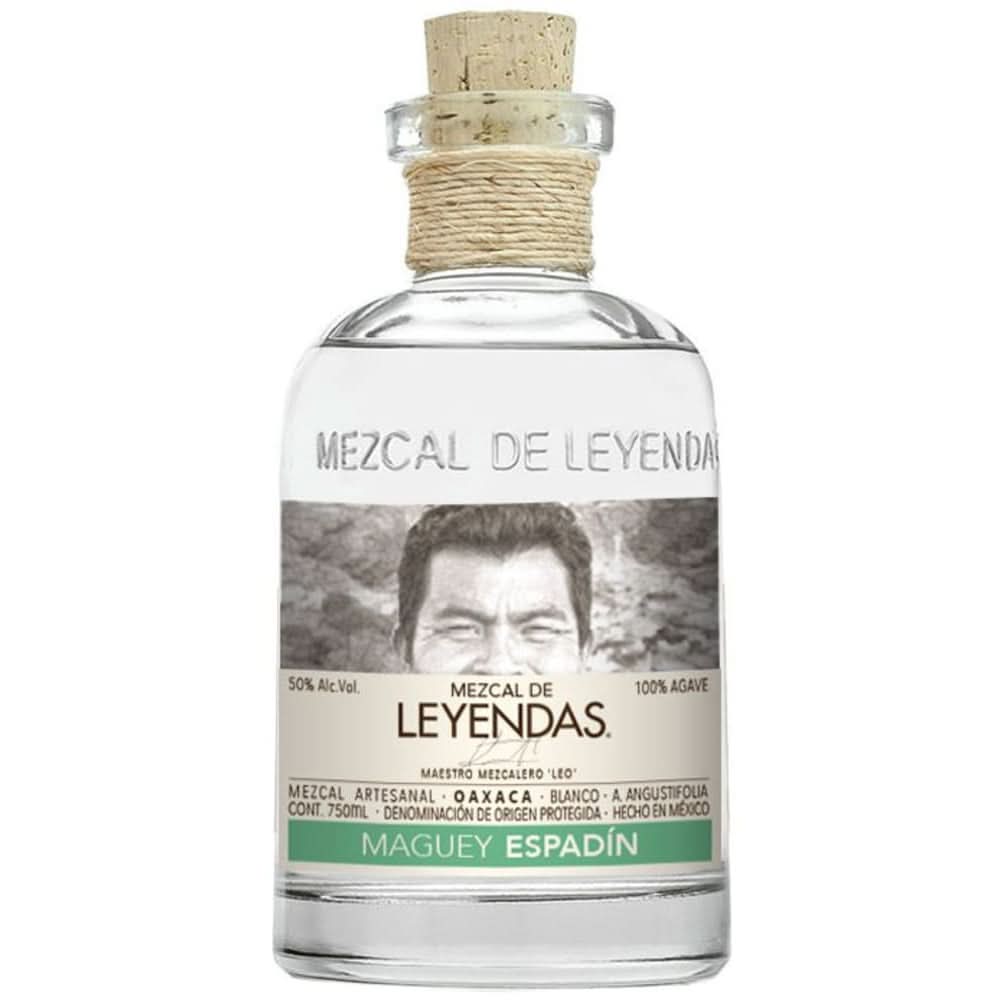 Mezcal de Leyendas Maguey Espadin Artesanal Blanco Mezcal 750ml