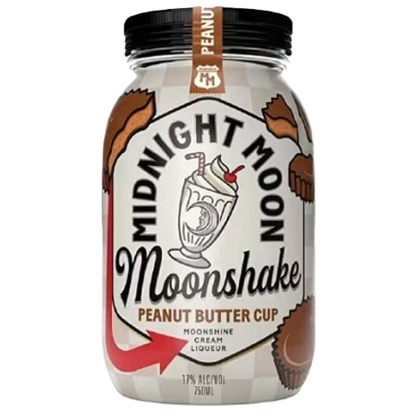 Midnight Moon Peanut Butter Cup Moonshake Cream Liqueur 750ml