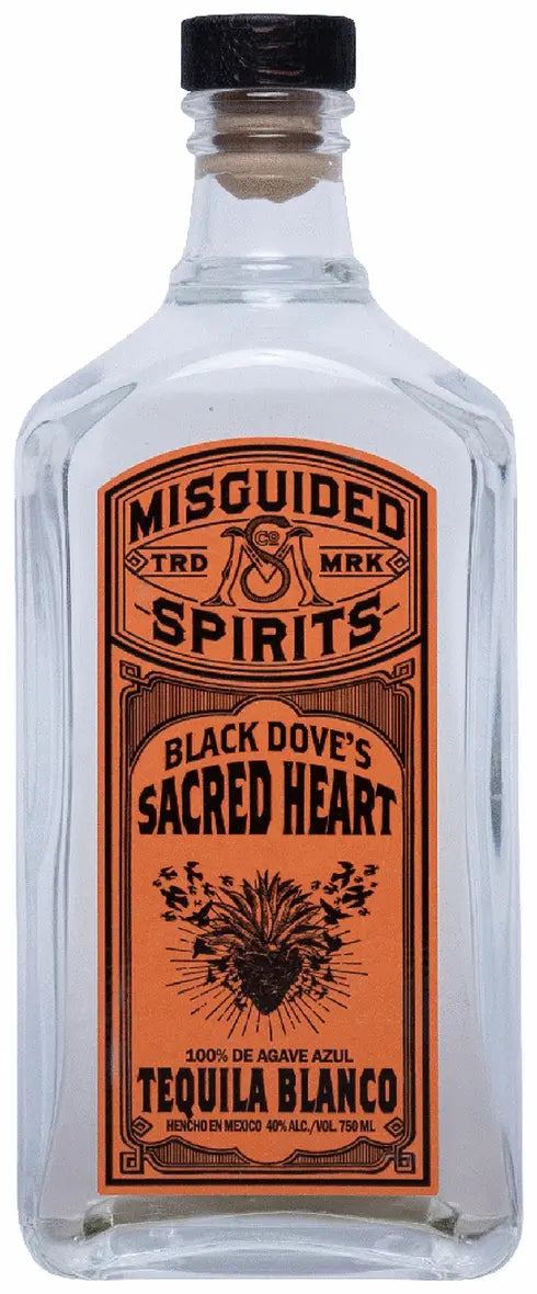Misguided Spirits Black Dove's Sacred Heart Blanco Tequila 750ml