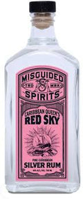 Misguided Spirits Caribbean Queen's Red Sky Fine Caribbean Silver Rum 750ml