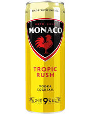 Monaco Tropic Rush Vodka Cocktail 355ml