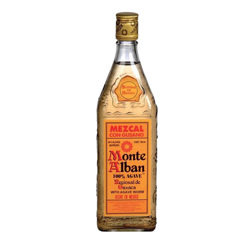 Monte Alban Mezcal Con Gusano 80 Proof 750 ml