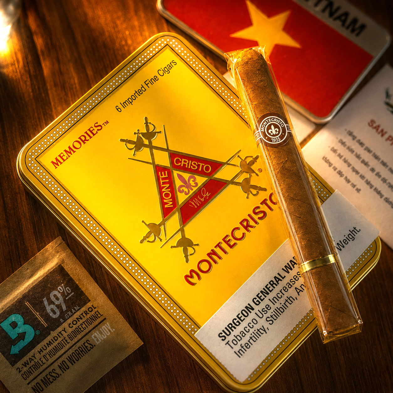 Montecristo Cigars Memories Petite Cigars 6-Pack