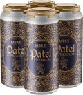 More Brewing Patel Premium Lager Beer 16-Oz Can 4-Pack