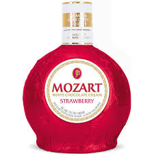 Mozart Mozart White Chocolate Cream Strawberry 750 ml