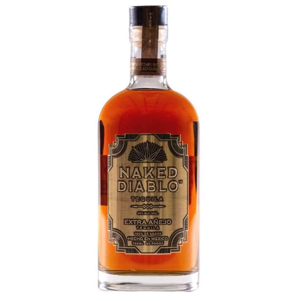 Naked Diablo Extra Anejo Tequila 750ml