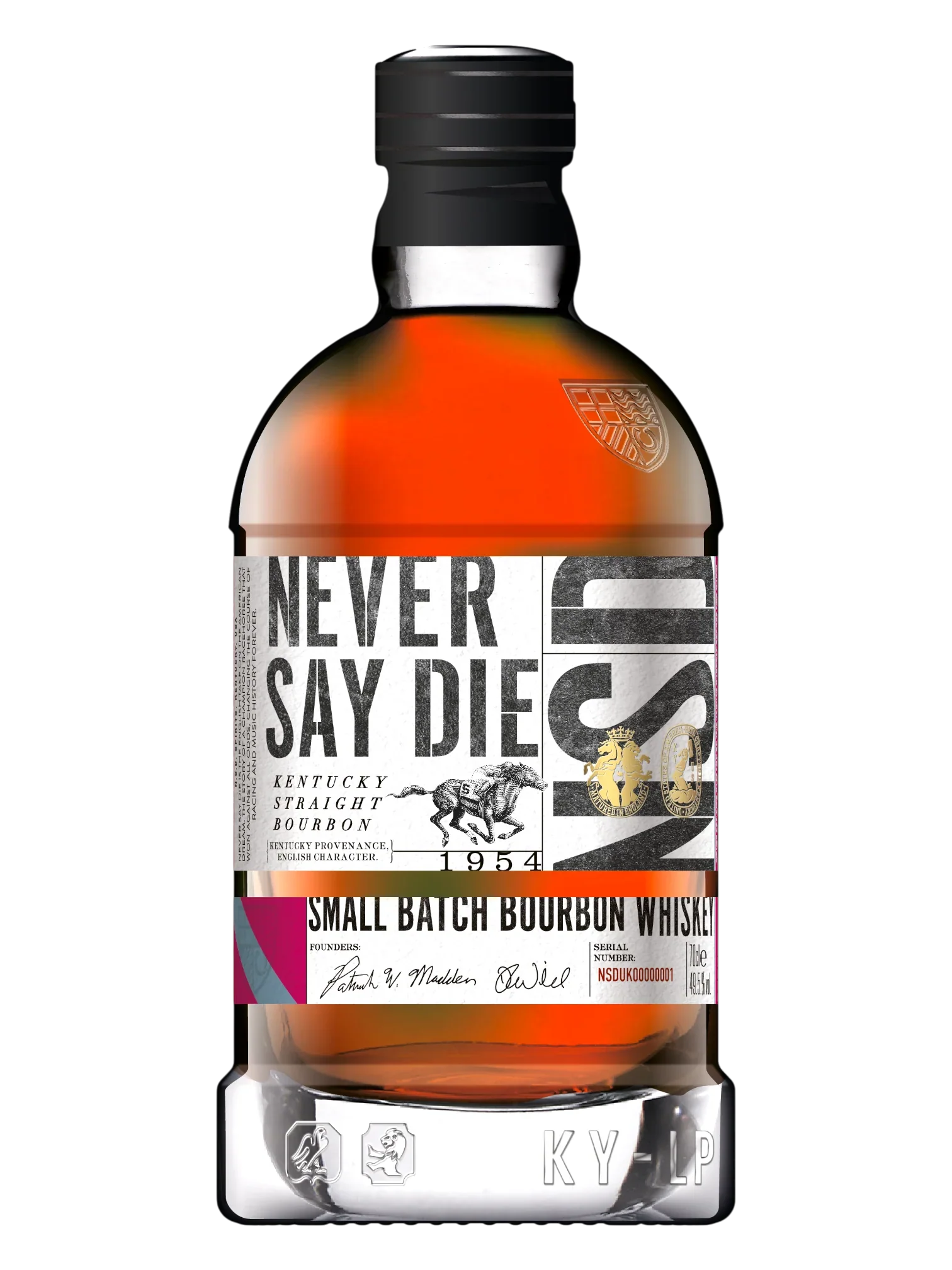 Never Say Die  95 Proof Kentucky Straight Bourbon Whiskey