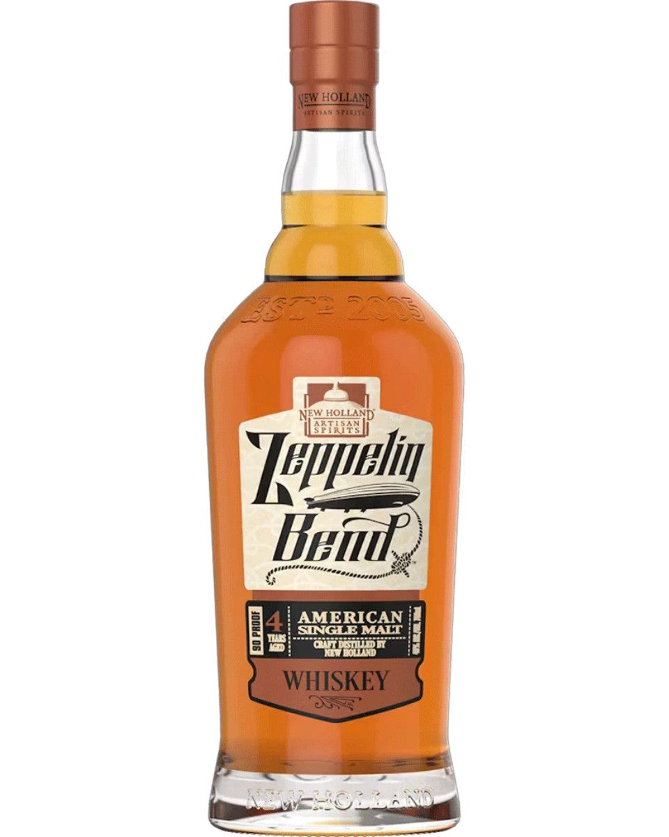 New Holland Artisan Spirits 4 Year Old Zeppelin Bend Reserve American Single Malt Whiskey 750ml