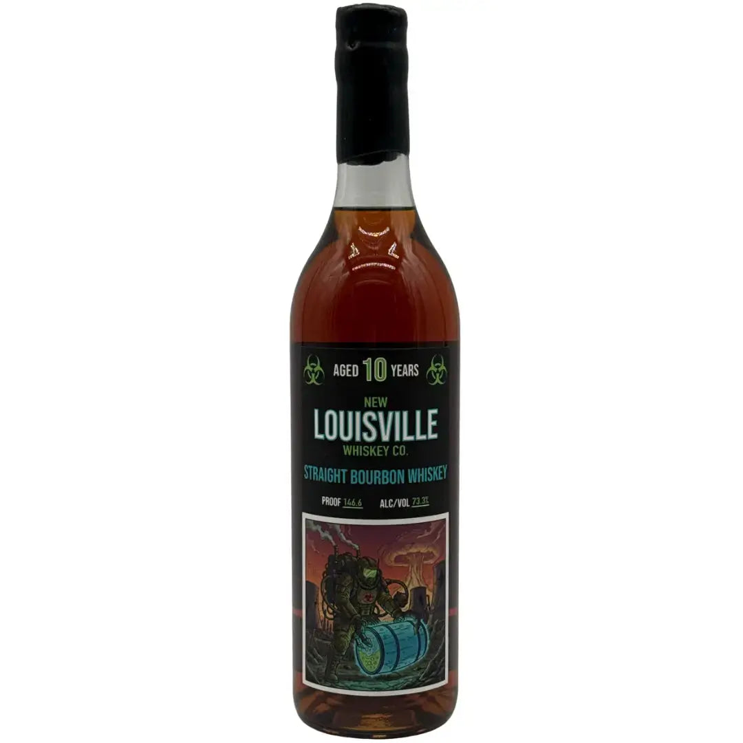 New Louisville 10 Year Old Nuclear Nectar 146.6 Proof Hazmat Straight Bourbon Whiskey 750ml
