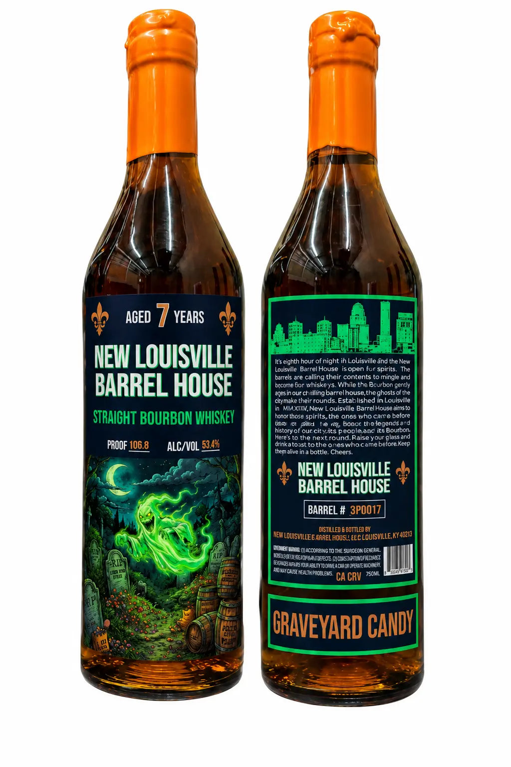New Louisville 7 Year Old Graveyard Candy Halloween Edition Bourbon Whiskey 750ml (Pre-Order)