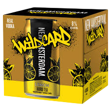 New Amsterdam Vodka Wildcard lemon tea cocktails (4pack) 355ml