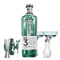 No 3 London Dry Gin Globe Trotter Unrivalled Martini Case 750 ml