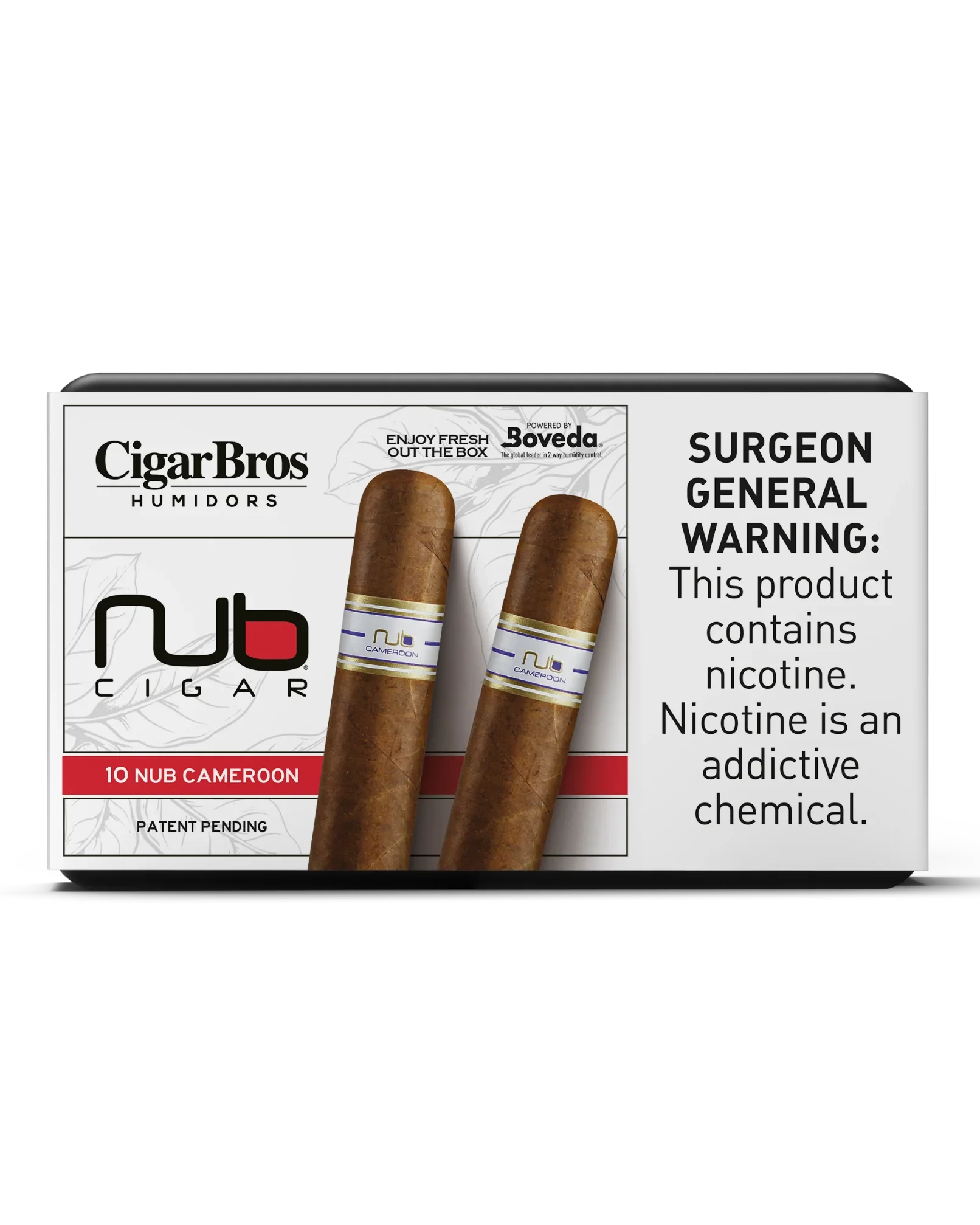 Nub Cameroon Cigar With Personal Humidor by CigarBros (Box of 10)