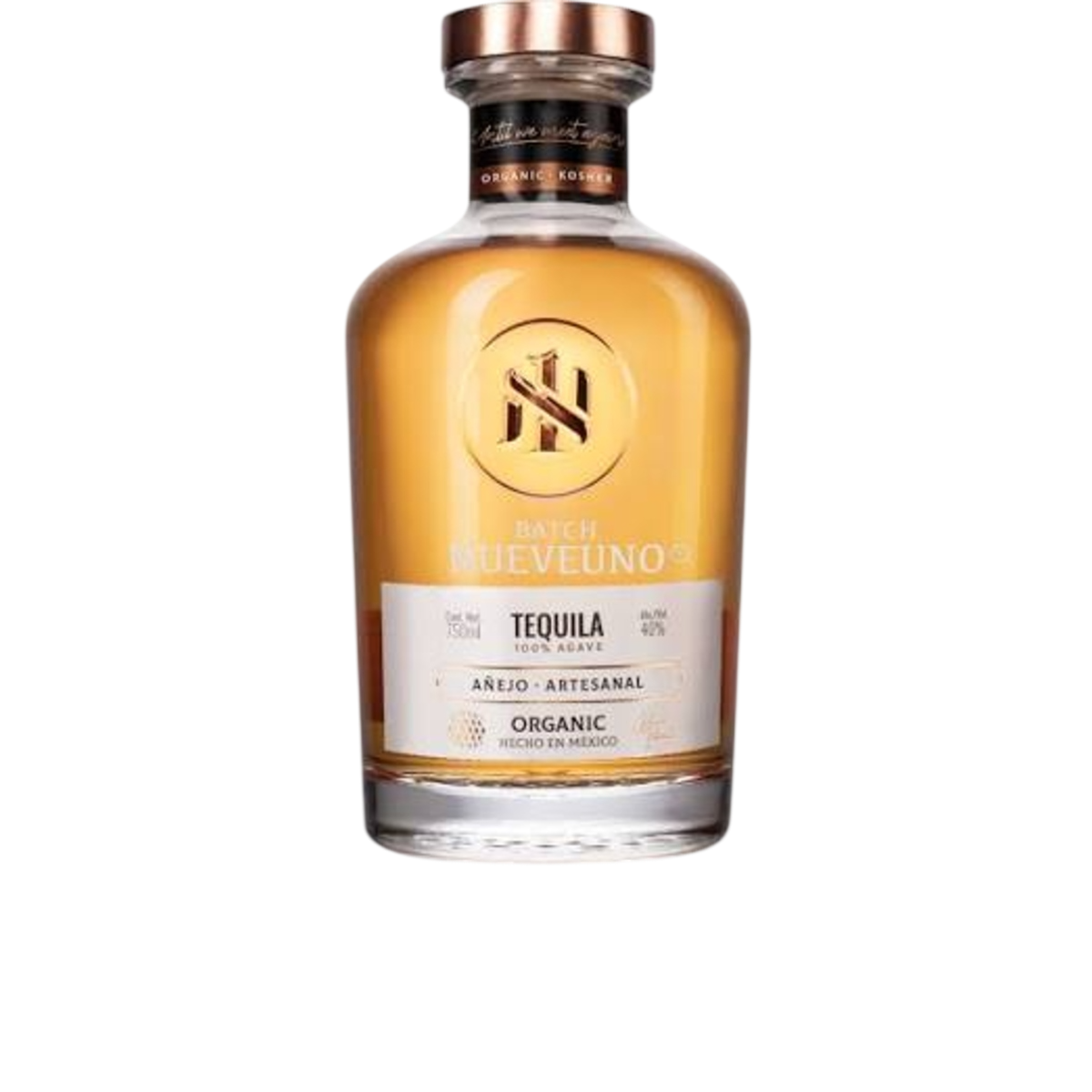 Nueveuno Tequila Anejo Artesanal Organic 750 ml