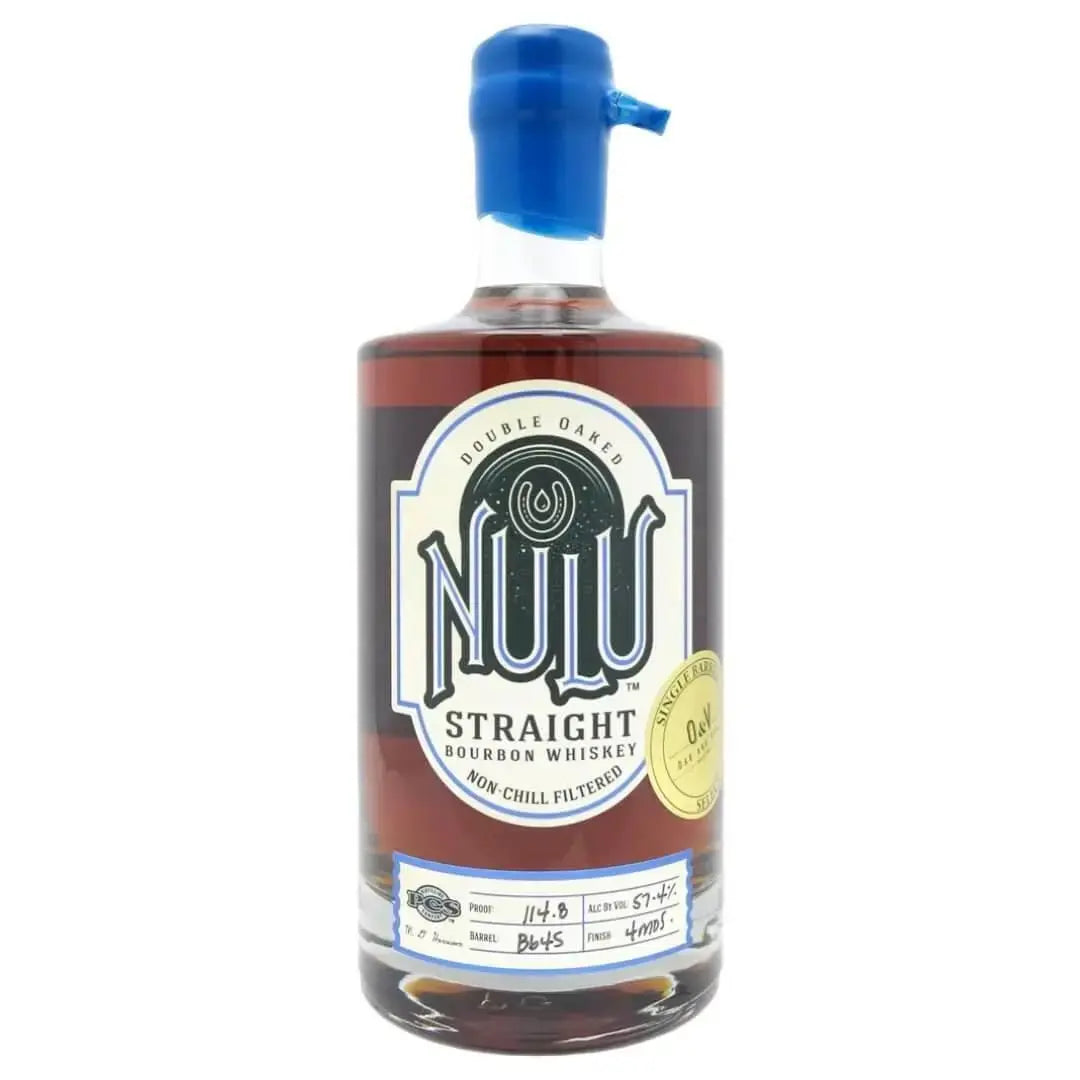 Nulu Double Oaked Barrel B645 Straight Bourbon Whiskey 750ml