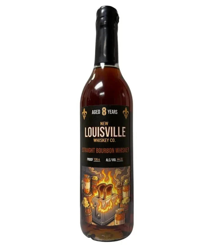 Nulu New Louisville Whiskey Co. 8 Year Old West Coast Toast Barrel #C499 128.4 Proof Bourbon Whiskey