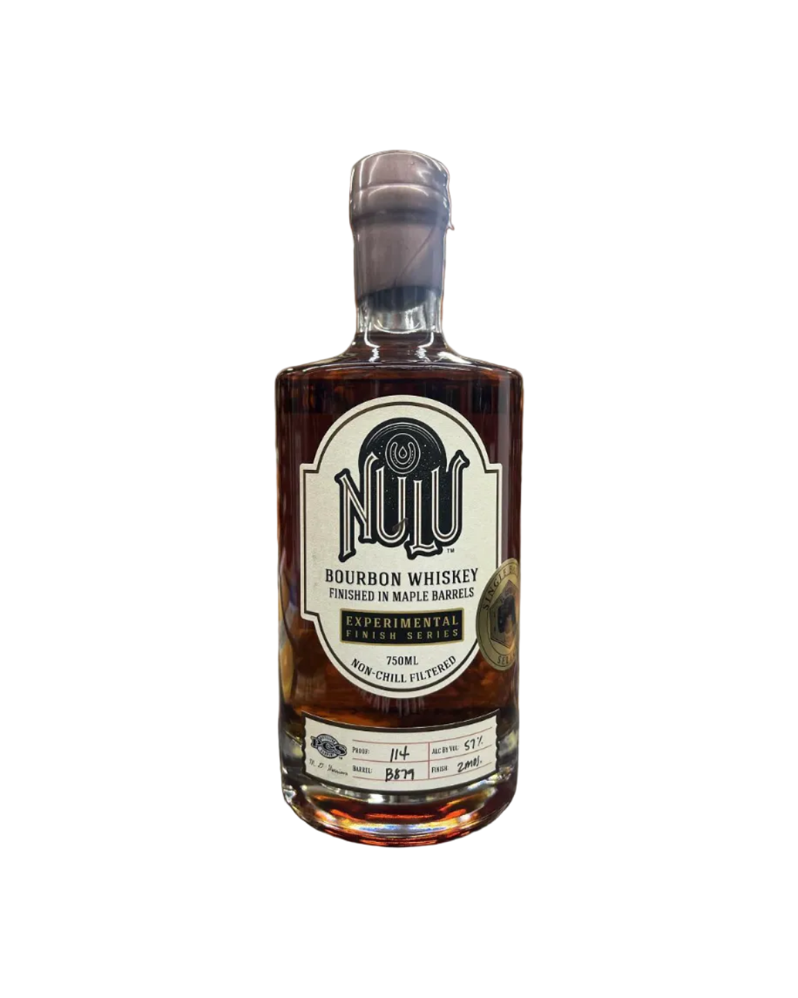 Nulu Finished In Maple Barrels Single Barrel El Cerrito Liquor Store Pick Bourbon Whiskey