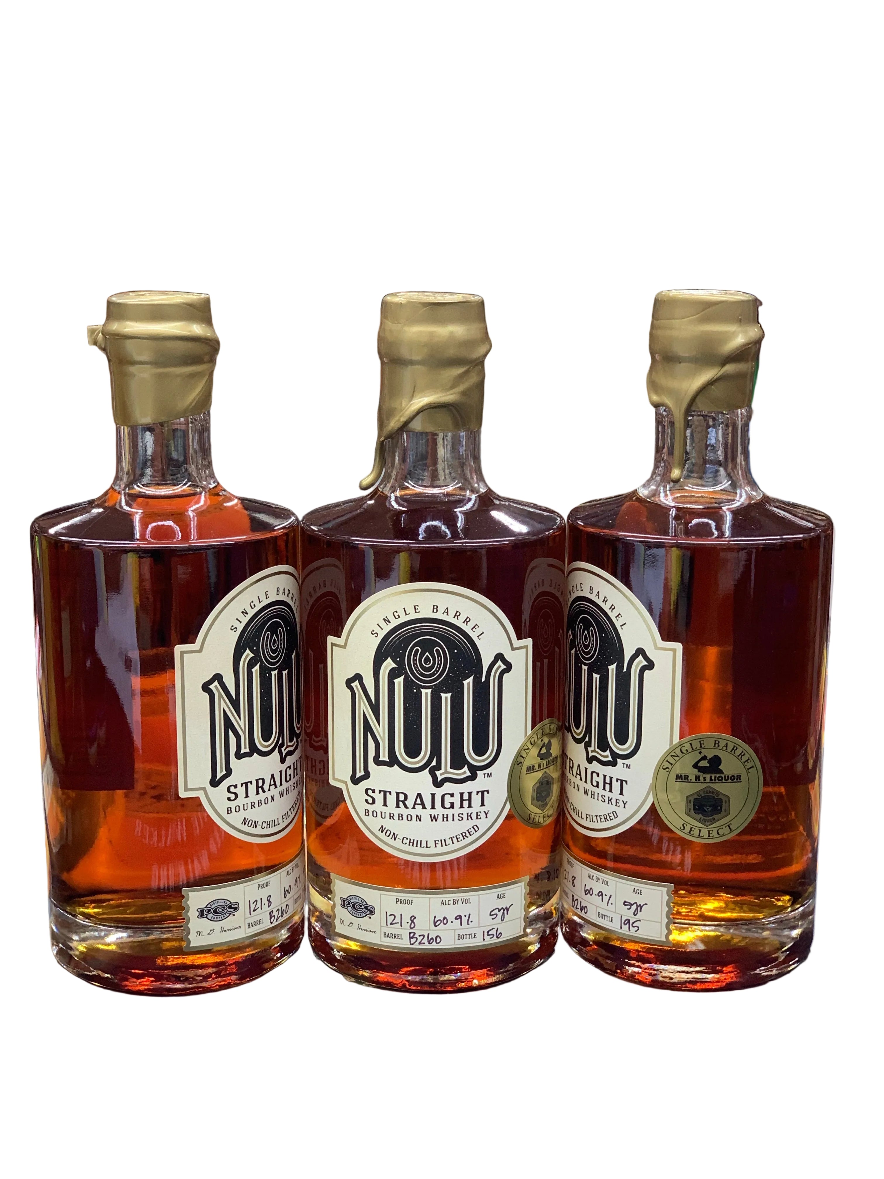 Nulu Single Barrel El Cerrito Liquor Store Pick Straight Bourbon Whiskey