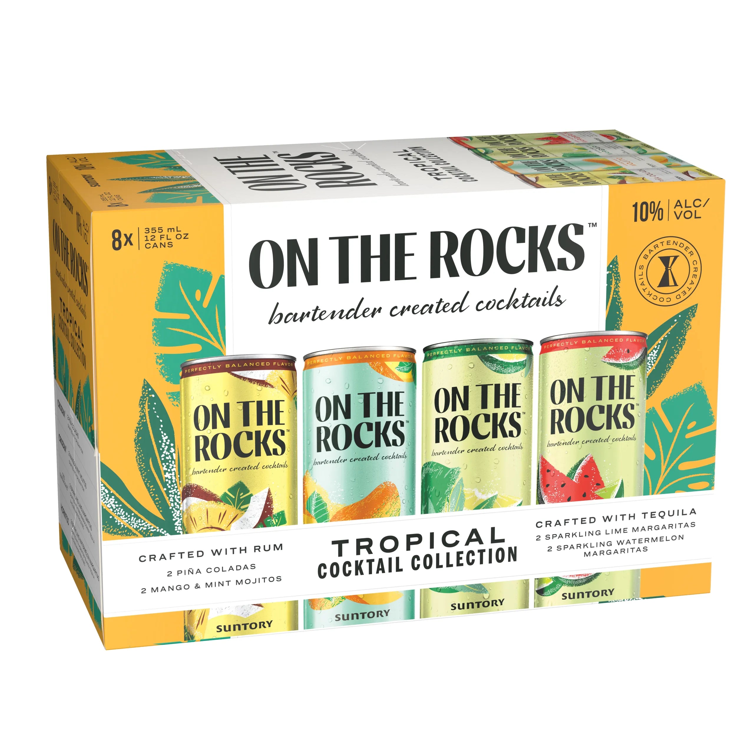 On The Rocks Tropical Cocktail 8-Pack