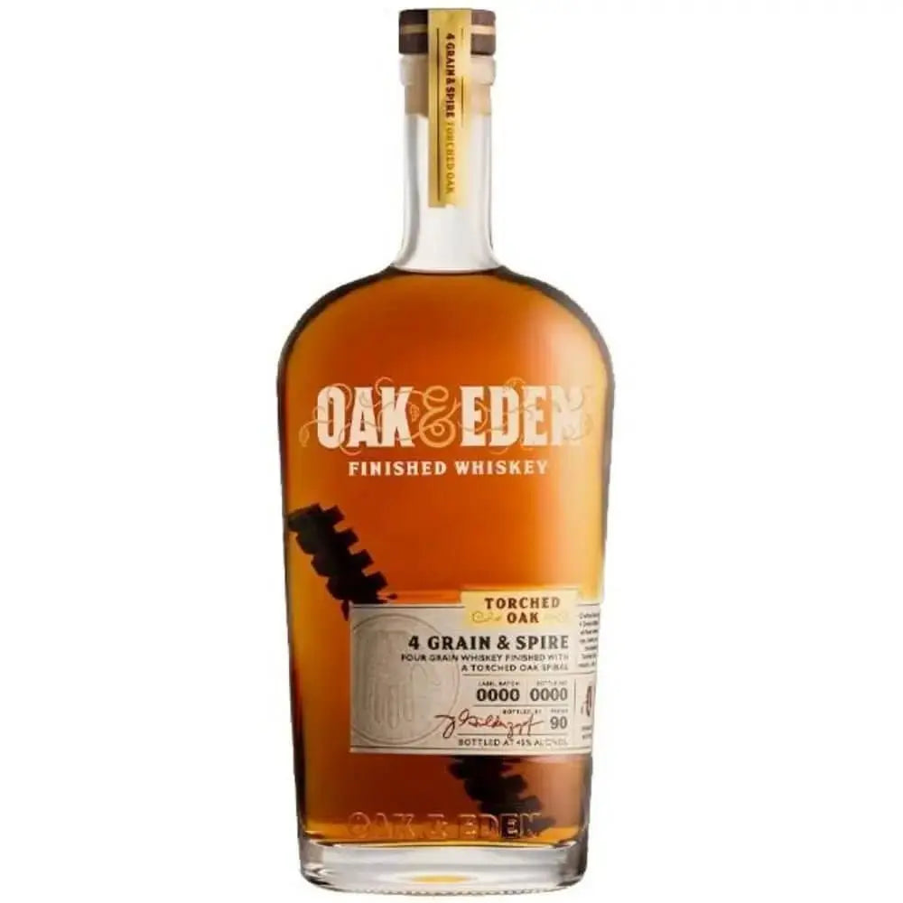 Oak & Eden 4 Grain & Spire Torched Oak Whiskey 750ml