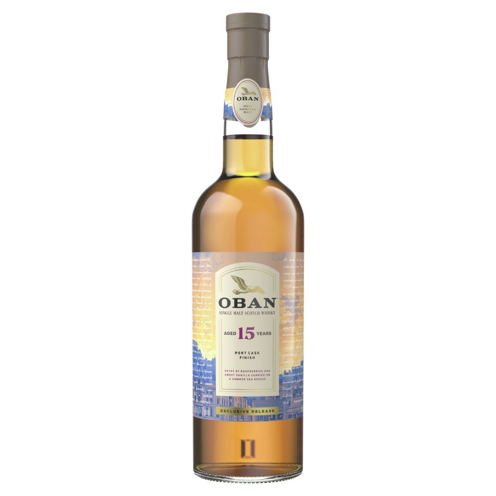 Oban 15 Year Old Port Cask Finish Single Malt Scotch Whisky 750ml