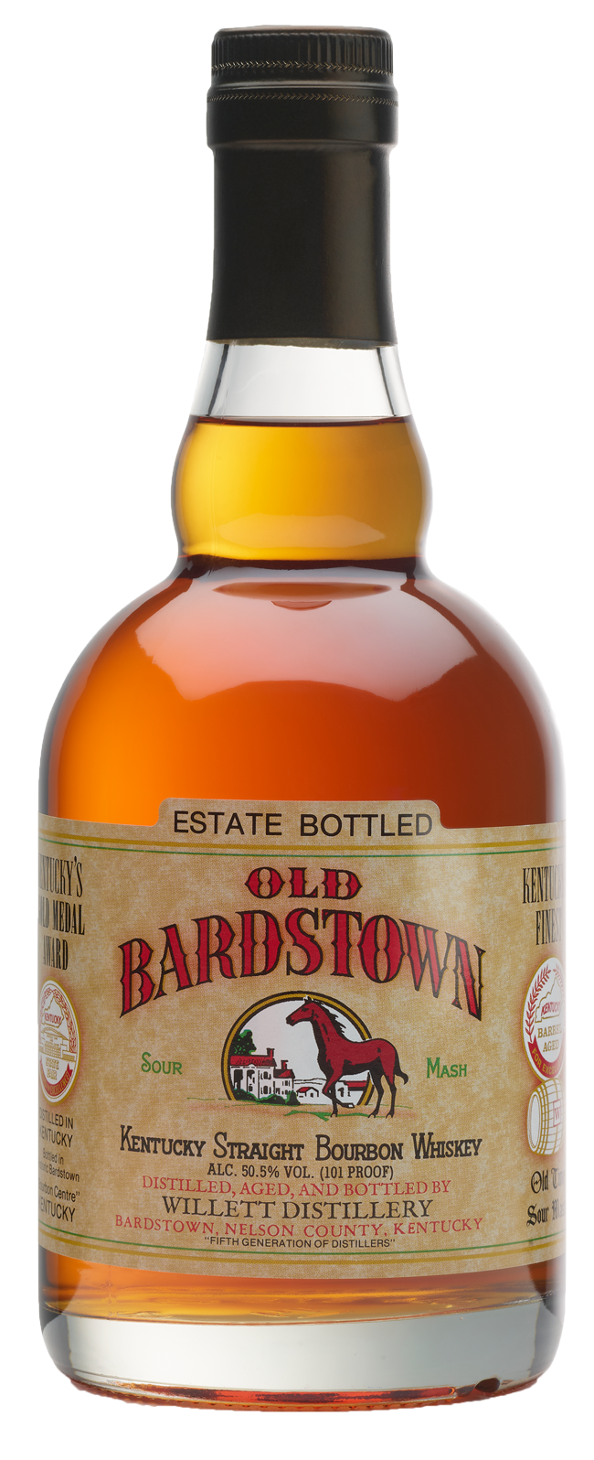 Old Bardstown Estate 101 Proof  Bottled Kentucky Straight Bourbon Whisky 750ml