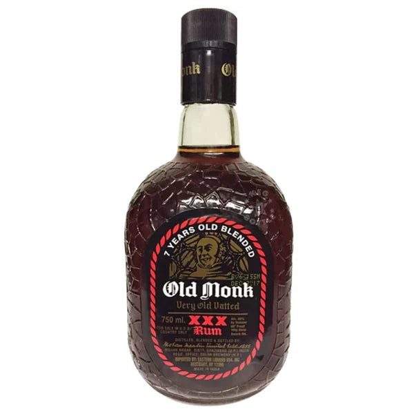 Old Monk XXX Very Old Vatted 7 Year Old Blend Rum 750ml