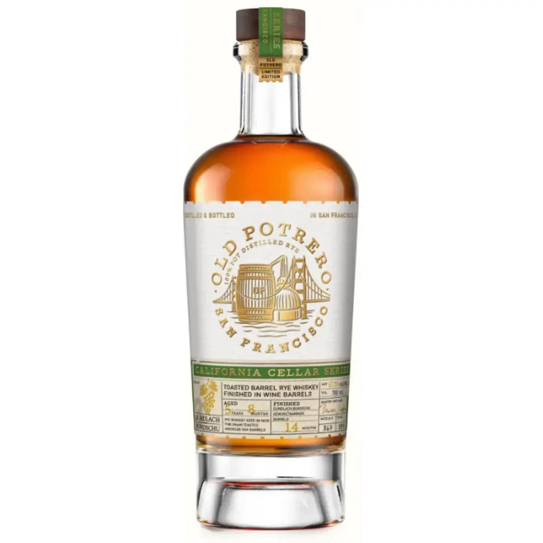 Old Potrero California Cellar Series #03 Gundlach Bundschu Gewurztraminer Finish Straight Rye Whiskey 750ml