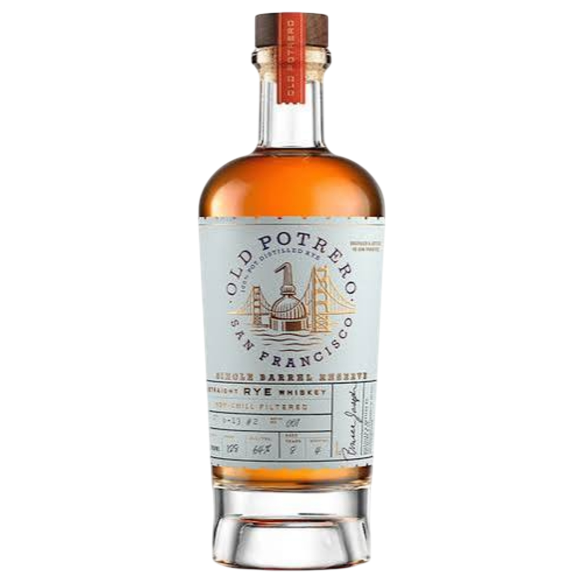 Old Potrero Single Barrel Reserve Straight Rye Whiskey Proof 130.32 7 year 700 ml
