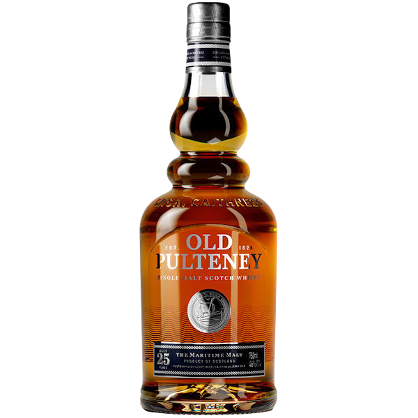 Old Pulteney 25 Year Single Malt Scotch Whiskey 750ml